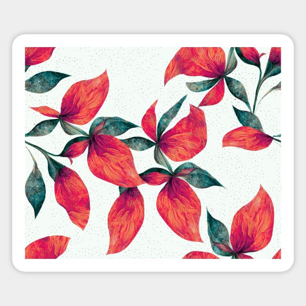 Mediterranean Florals Sticker by Blue Planet Boutique